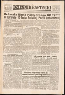 Dziennik Bałtycki, 1951, nr 334