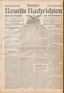 Stolper Neueste Nachrichten Nr. 18/1909