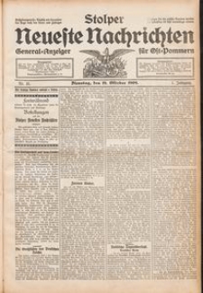 Stolper Neueste Nachrichten Nr. 21/1909