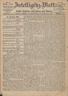 Intelligenz-Blatt für Stolp, Schlawe, Lauenburg und Bütow. Nr 1/1868 r.