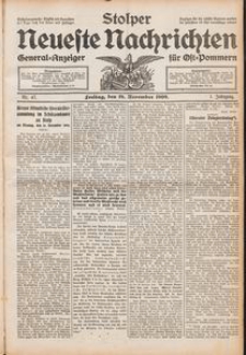 Stolper Neueste Nachrichten Nr. 47/1909