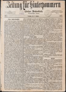 Zeitung für Hinterpommern (Stolper Wochenblatt) Nr. 1/1877