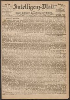 Intelligenz-Blatt f&uuml;r Stolp, Schlawe, Lauenburg und B&uuml;tow. Nr 54/1868 r.