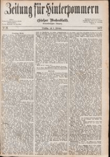 Zeitung f&uuml;r Hinterpommern (Stolper Wochenblatt) Nr. 21/1877
