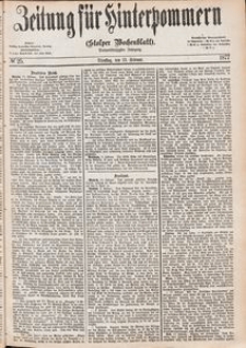 Zeitung für Hinterpommern (Stolper Wochenblatt) Nr. 25/1877