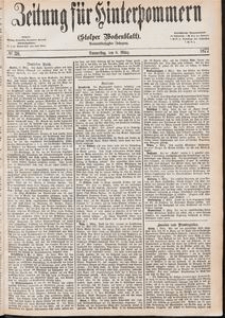 Zeitung f&uuml;r Hinterpommern (Stolper Wochenblatt) Nr. 38/1877