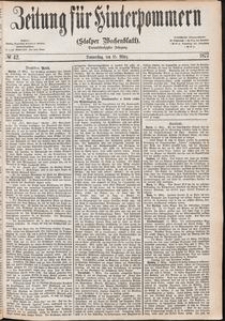 Zeitung f&uuml;r Hinterpommern (Stolper Wochenblatt) Nr. 42/1877