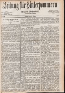 Zeitung f&uuml;r Hinterpommern (Stolper Wochenblatt) Nr. 44/1877