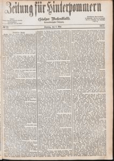 Zeitung für Hinterpommern (Stolper Wochenblatt) Nr. 71/1877