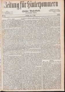 Zeitung für Hinterpommern (Stolper Wochenblatt) Nr. 72/1877