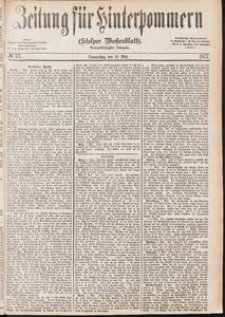 Zeitung für Hinterpommern (Stolper Wochenblatt) Nr. 73/1877